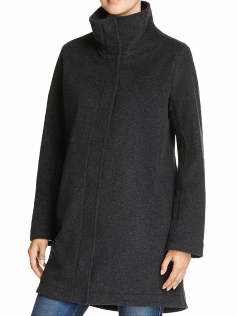 Pendleton Women's Water Resistant Cascade Wool Campbell Coat Charcoal XL